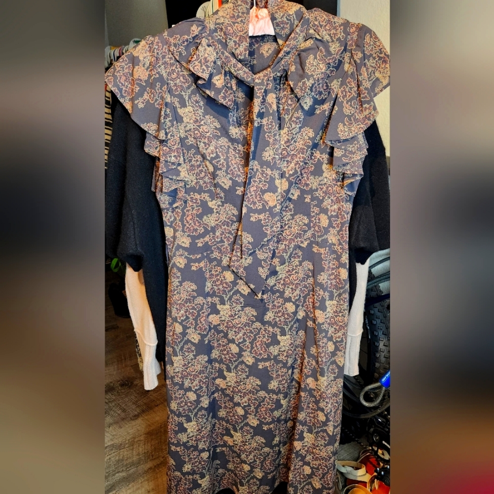 Theory Ruffle Dress, Size 2